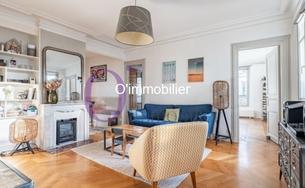 3 pièces, lumineux, charme, distribution optimisée